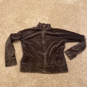 Gap velour track jacket